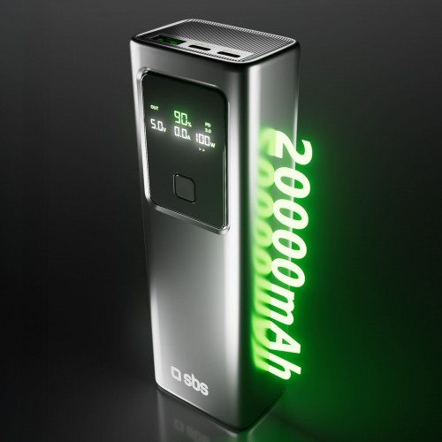SBS LCD Power Bank 100W 20000