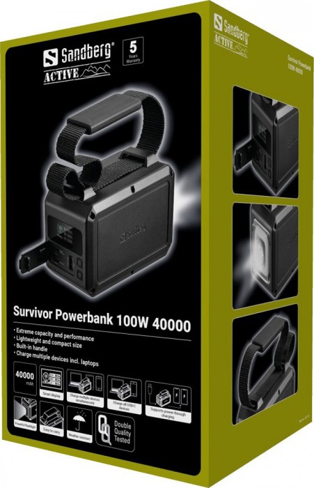 Sandberg Survivor Powerbank 100W 40000