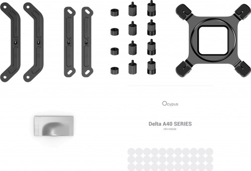 Ocypus Delta A40 ARGB White