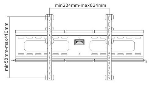 Настенное крепление Brateck PLB 41