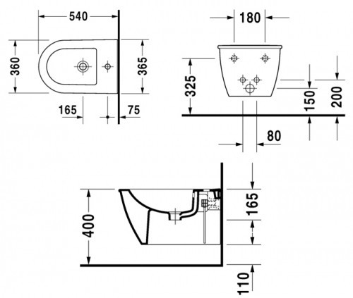 Чертеж с размерами