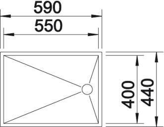 Blanco Zerox 550-T-IF