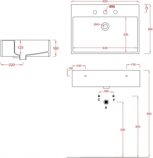 ArtCeram Quadro QUL003