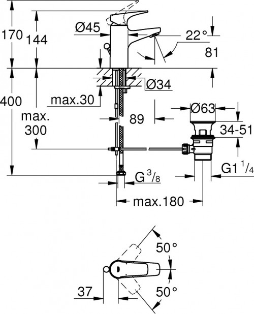 Grohe BauFlow S 23751