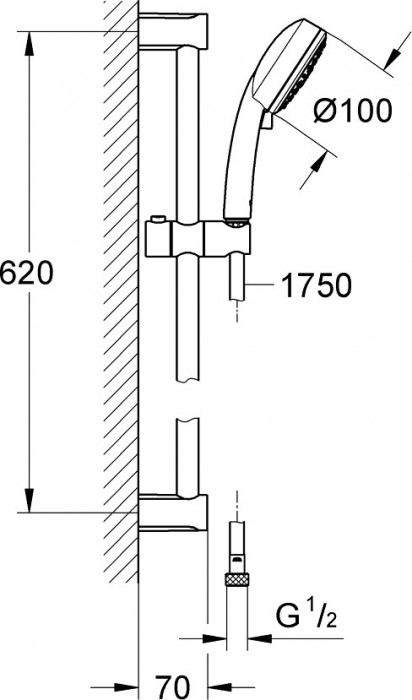 Grohe Tempesta Cosmopolitan 100 27579