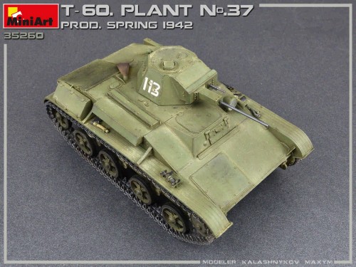 MiniArt T-60 Plant N.37 Sverdlovsk Prod. Spring 1942 (1:35)