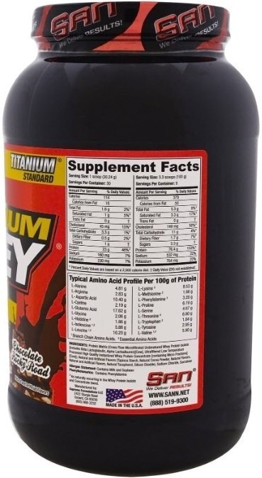 SAN 100% Pure Titanium Whey  0.9 кг