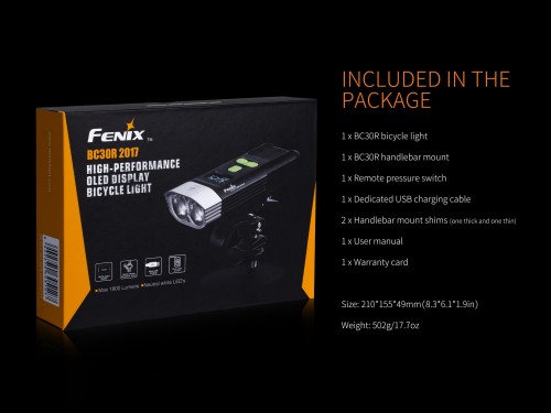 Fenix BC30R 2017