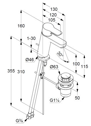 Kludi Pure&Easy 371900565