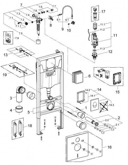 Grohe Rapid SL 38721001 WC