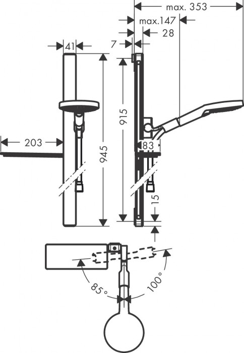 Hansgrohe Raindance Select S 120 27649