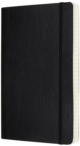 Moleskine Ruled Notebook Expanded Soft Black