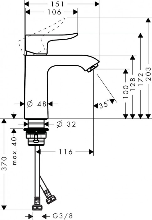 Hansgrohe Metris 31204000