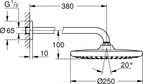 Grohe Tempesta 250 26663000