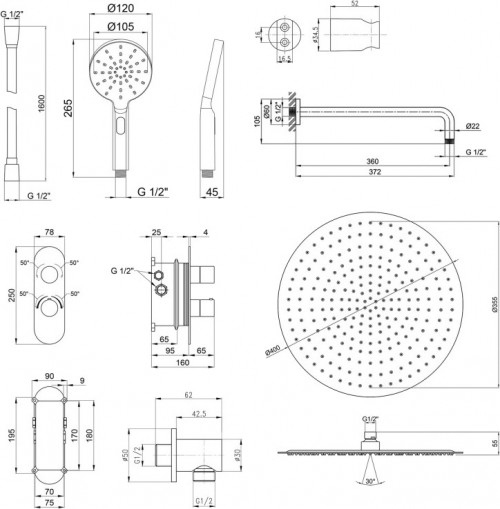 Q-tap Votice QT65T105OGCSET