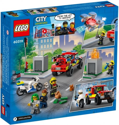 Lego Fire Rescue and Police Chase 60319