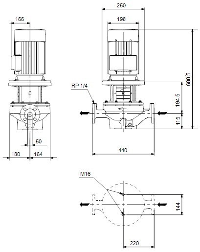 Grundfos TP 50-190/4