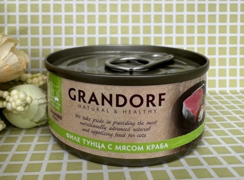 Grandorf Adult Canned with Tuna Fillet/Crab 0.42 kg