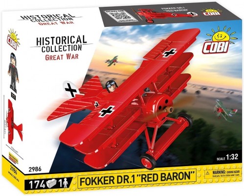 COBI Fokker Dr.1 Red Baron 2986