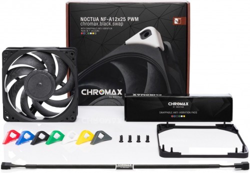 Noctua NF-A12x25 PWM chromax.black.swap