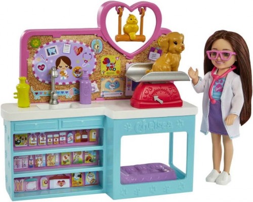 Barbie Chelsea Pet Vet Playset HGT12