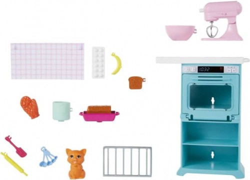 Barbie Doll and Kitchen Playset HCD44