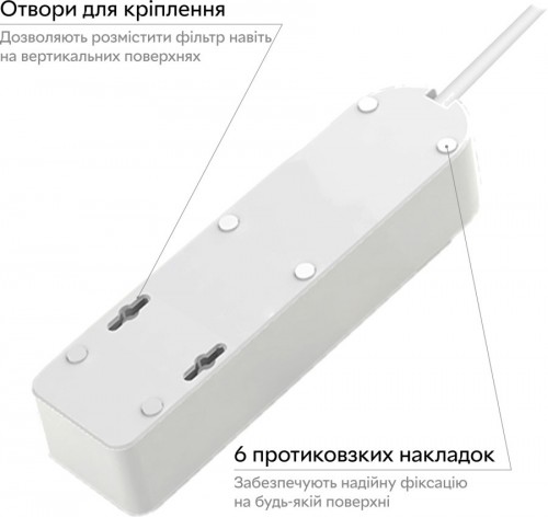 RZTK Power Strip 3+3 USB-A