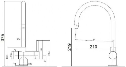 Fabiano FKM 31.5 SS Inox 8231.401.0226