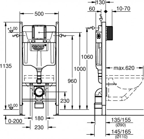 Grohe Rapid SL 388400WG