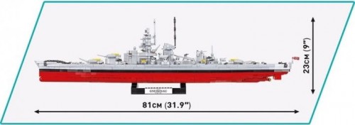 COBI Battleship Gneisenau 4835