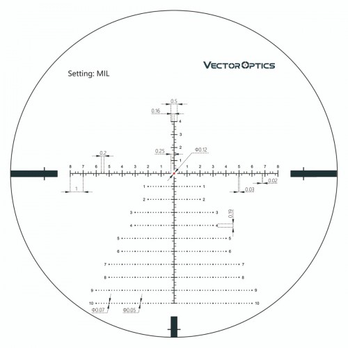 Vector Optics Continental 5-30x56 FFP Ranging