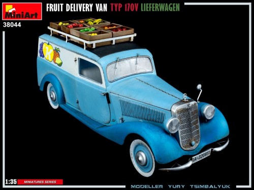 MiniArt Fruit Delivery Van Typ 170v Lieferwagen (1:35)