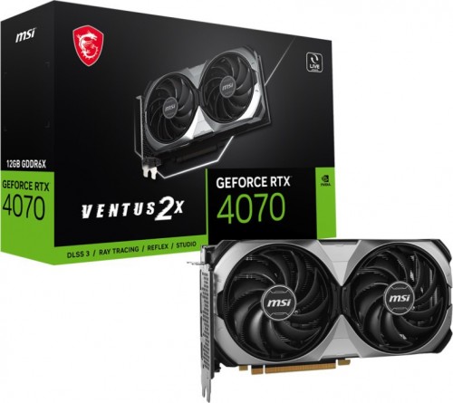 MSI GeForce RTX 4070 VENTUS 2X E 12G