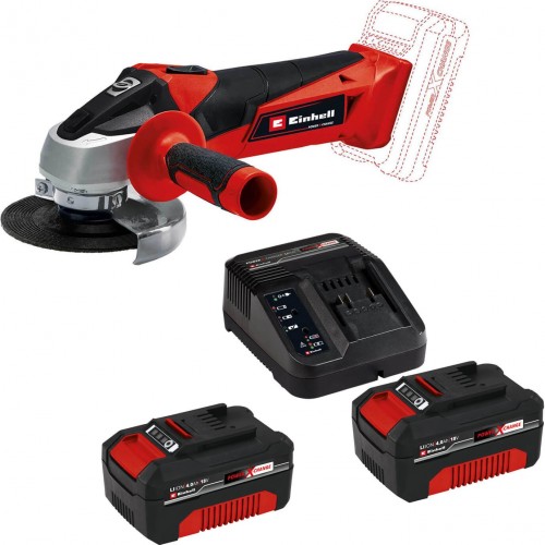 Einhell Classic TC-AG 18/115 Li (2x4.0 Ah)