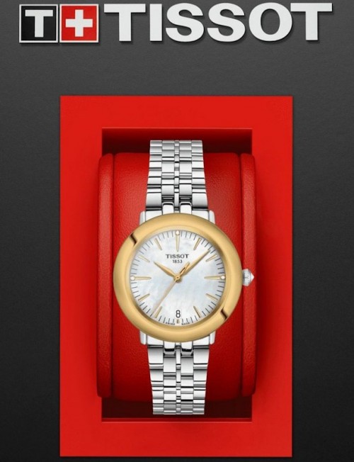 TISSOT Glendora 18k Gold Bezel T929.210.41.116.01