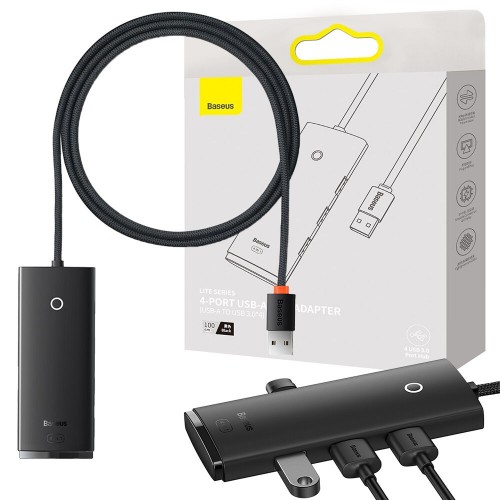 BASEUS Lite Series 4-Port USB-A HUB Adapter 1m