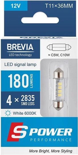 Brevia S-Power C5W 2pcs