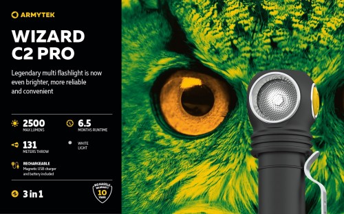 ArmyTek Wizard C2 Pro Magnet USB White