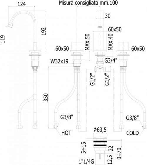 Paffoni Level LEP053CR