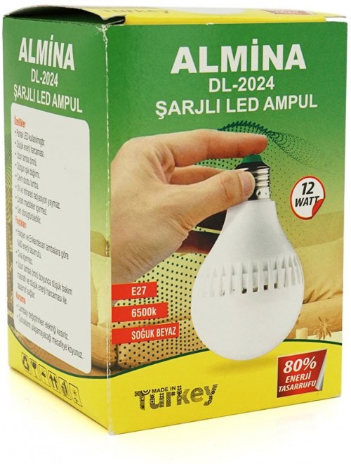 Almina DL-2024 12W 6500K E27