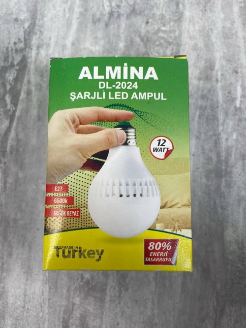 Almina DL-2024 12W 6500K E27