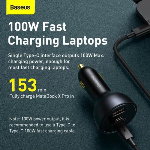 BASEUS Quick Charge 5 Fast Car Charger 160W