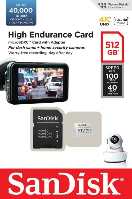 SanDisk High Endurance microSD U3