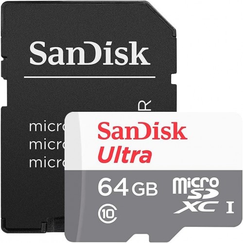 SanDisk Ultra microSD UHS-I Class 10 + Adapter