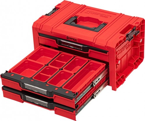 Qbrick System PRO Drawer 3 Toolbox 2.0 Expert Red