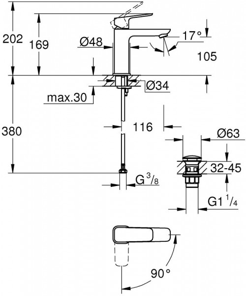 Grohe Cubeo 1017570000