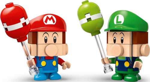 Lego Mario Kart Baby Mario vs Baby Luigi 72034