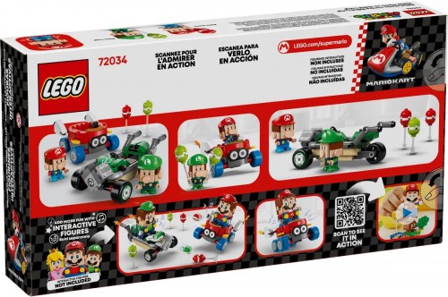 Lego Mario Kart Baby Mario vs Baby Luigi 72034