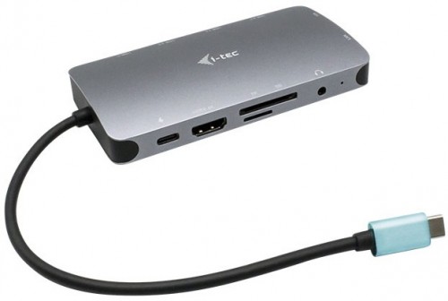i-Tec USB-C Metal Nano Dock HDMI/VGA with LAN + Charger 100W