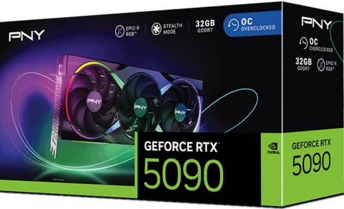 PNY GeForce RTX 5090 ARGB EPIC-X RGB OC Triple Fan